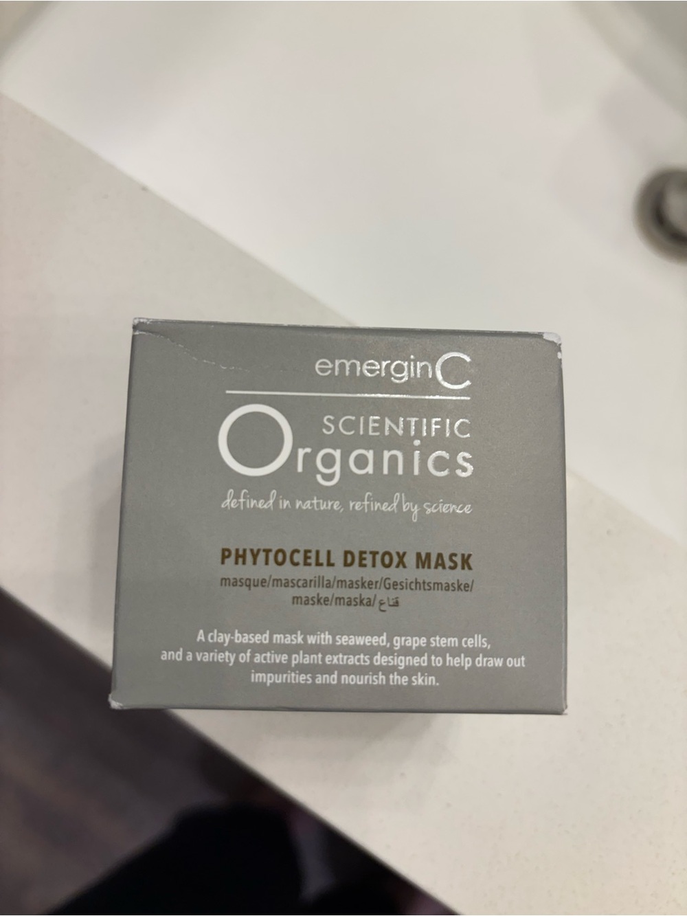 emerginC Scientific Organics Phytocell Detox Mask — Gray